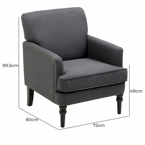 NATURALLY PROVINICIAL ALEXA UPHOLSTERED ARMCHAIR