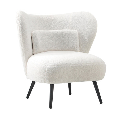 LIVING FUSION ALEYN BOUCLÉ WING BACK CHAIR