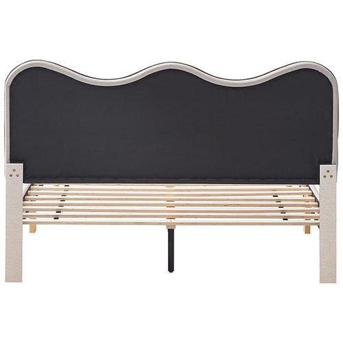 ALICE WAVY UPHOLSTERED QUEEN BED
