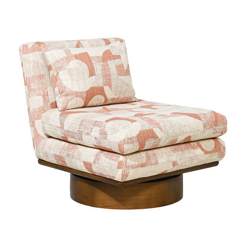 BROOKLYN AND BELLA ALINE SWIVEL ACCENT CHAIR