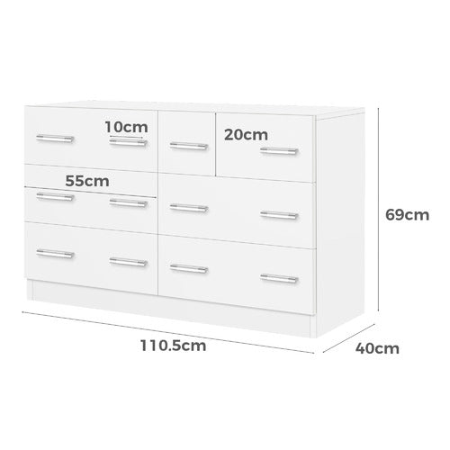 HOXTON ROOM ALLANIS 6 DRAWER CHEST