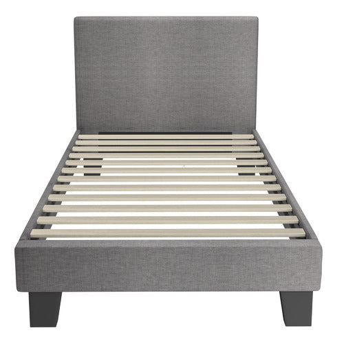 LIVING FUSION ALONZO UPHOLSTERED BED FRAME