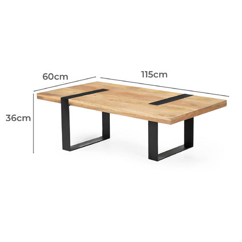 THE DECOR STORE ALPINE MANGO WOOD COFFEE TABLE