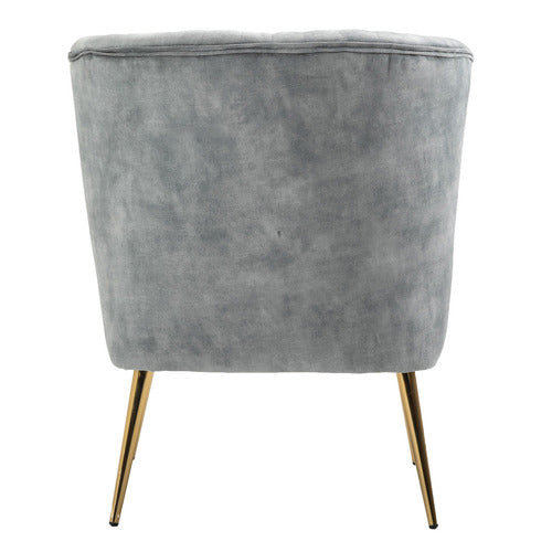 CORA HOME LIVING AMANDEEP VELVET ACCENT CHAIR