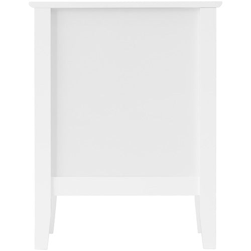 WEST VALLEY INTERIORS AMARA 3 DRAWER BEDSIDE TABLE