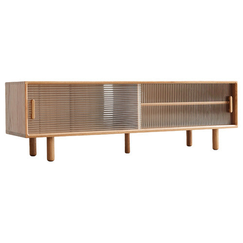 MODERN COLLECTIVE AMBERLEY AMERICAN OAK WOOD ENTERTAINMENT UNIT