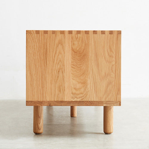MODERN COLLECTIVE AMBERLEY AMERICAN OAK WOOD ENTERTAINMENT UNIT