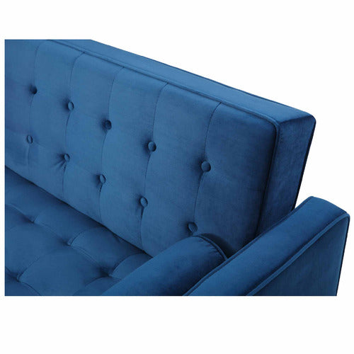 MIKASA FURNITURE AMELIA VELVET SOFA BED
