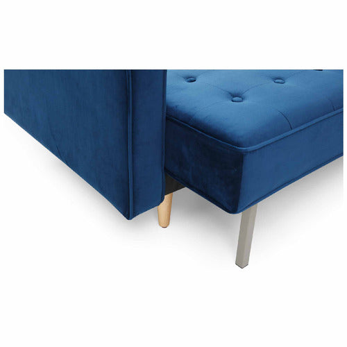 MIKASA FURNITURE AMELIA VELVET SOFA BED