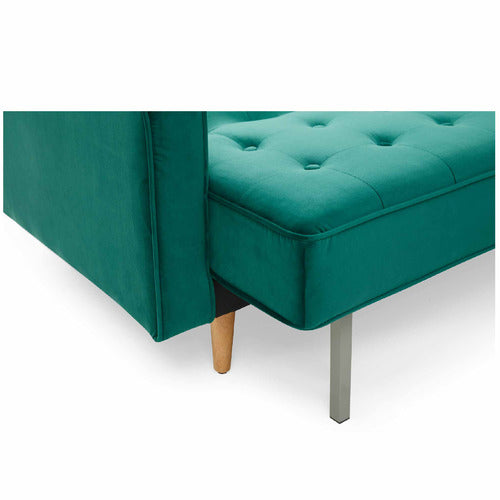 MIKASA FURNITURE AMELIA VELVET SOFA BED