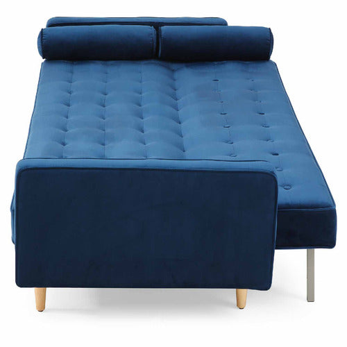 MIKASA FURNITURE AMELIA VELVET SOFA BED