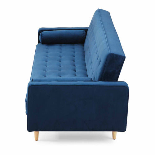 MIKASA FURNITURE AMELIA VELVET SOFA BED