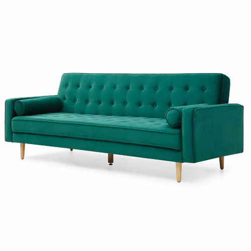 MIKASA FURNITURE AMELIA VELVET SOFA BED