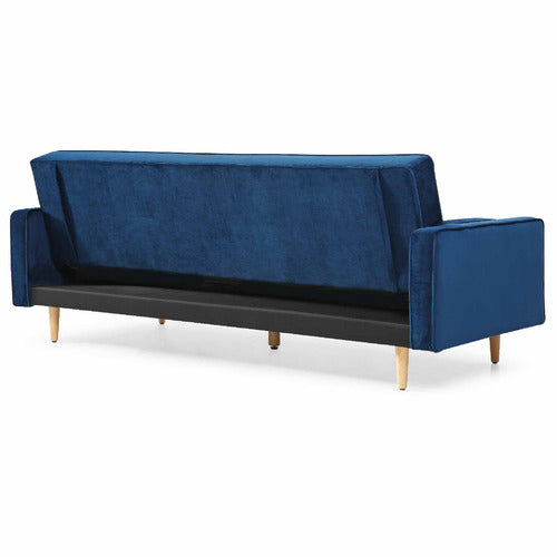 MIKASA FURNITURE AMELIA VELVET SOFA BED