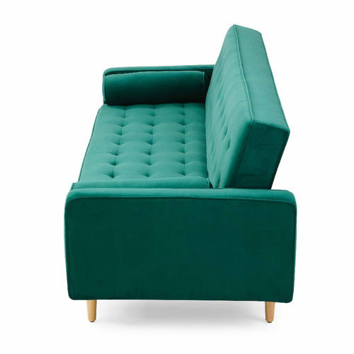 MIKASA FURNITURE AMELIA VELVET SOFA BED
