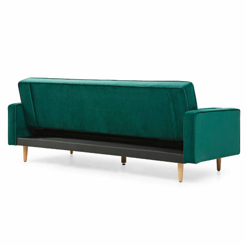 MIKASA FURNITURE AMELIA VELVET SOFA BED
