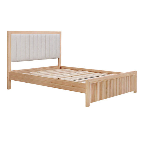 EVERGREEN HOME AMELIE ASH WOOD QUEEN BED