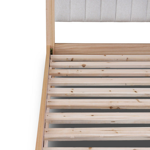 EVERGREEN HOME AMELIE ASH WOOD QUEEN BED