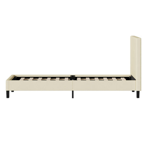 LIVING FUSION ANATOL VELVET PLATFORM BED