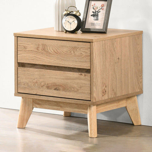 CORE LIVING ANDERSON 2 DRAWER BEDSIDE TABLE