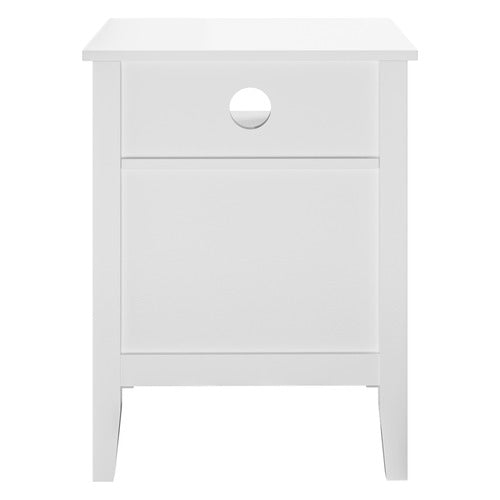 LIVING FUSION ANDES 2 DRAWER & SHELF BEDSIDE TABLE