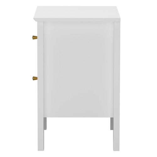 LIVING FUSION ANDES 2 DRAWER BEDSIDE TABLE