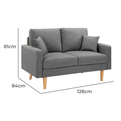 ANDOR 2 SEATER FABRIC SOFA