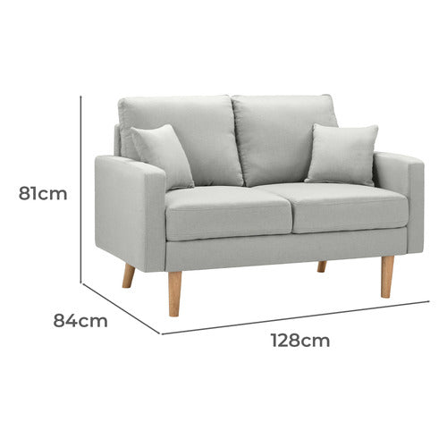 ANDOR 2 SEATER FABRIC SOFA