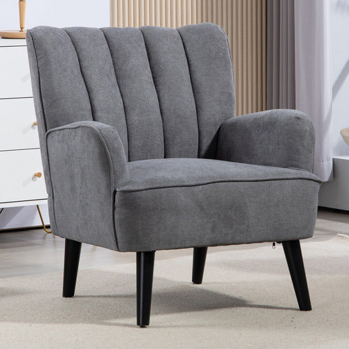 EVIE HOME ANDREAS UPHOLSTERED ARMCHAIR