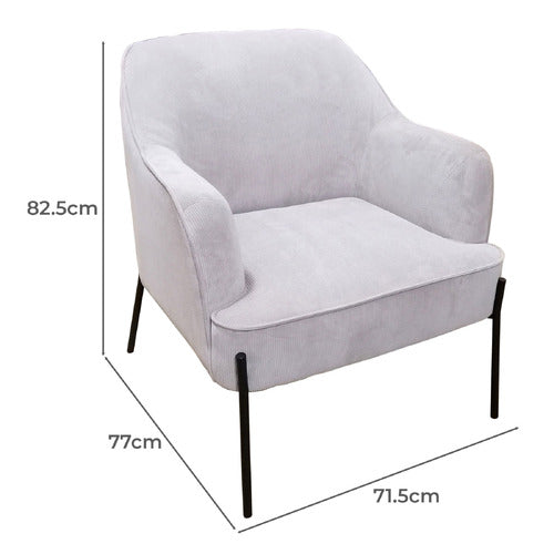 LEGACY FURNITURE ANDRES UPHOLSTERED ARMCHAIR