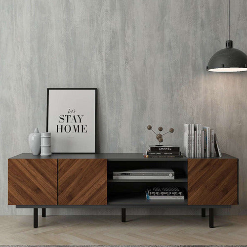 LUNA CO. 160CM ANNEKAL 3 DOOR TV UNIT