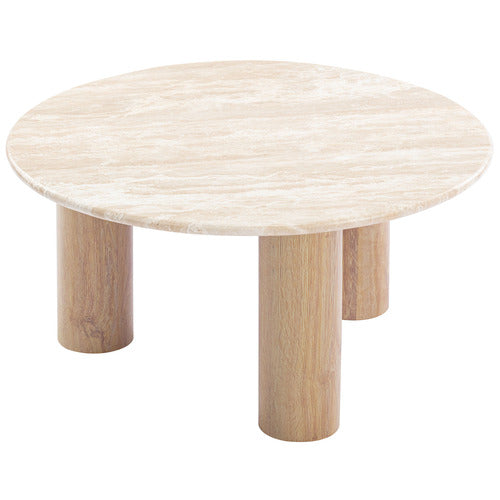 ARABELLA TRAVERTINE STONE COFFEE TABLE