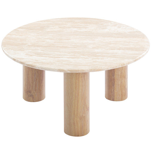 ARABELLA TRAVERTINE STONE COFFEE TABLE