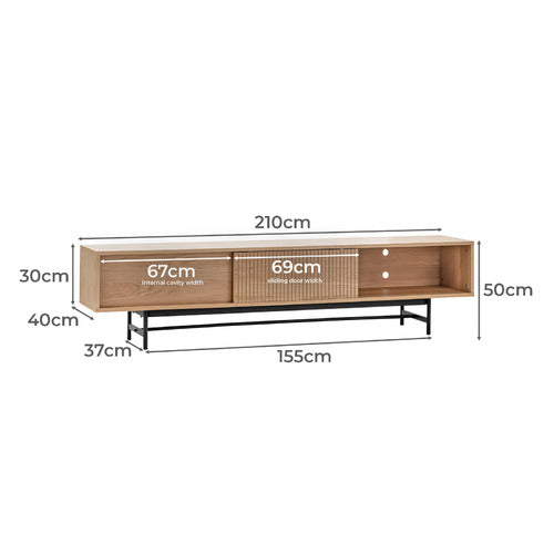 CONTINENTAL DESIGNS 210CM ARAE TV UNIT