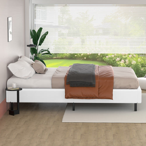 HOXTON ROOM MARYAM PU LEATHER BED BASE