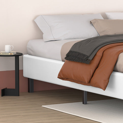HOXTON ROOM MARYAM PU LEATHER BED BASE