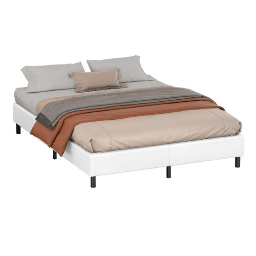HOXTON ROOM MARYAM PU LEATHER BED BASE