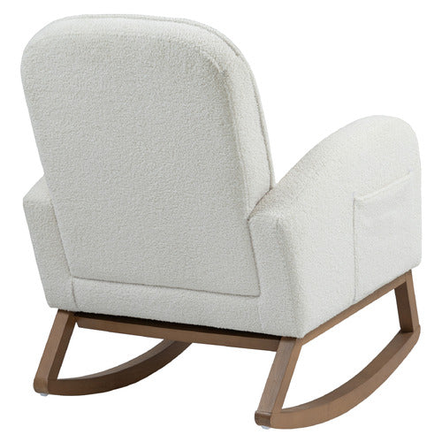EVIE HOME ARIA UPHOLSTERED ROCKING CHAIR