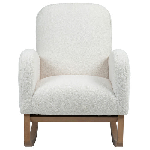 EVIE HOME ARIA UPHOLSTERED ROCKING CHAIR