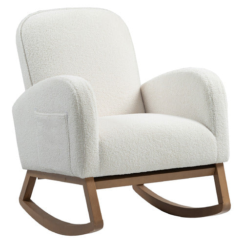 EVIE HOME ARIA UPHOLSTERED ROCKING CHAIR