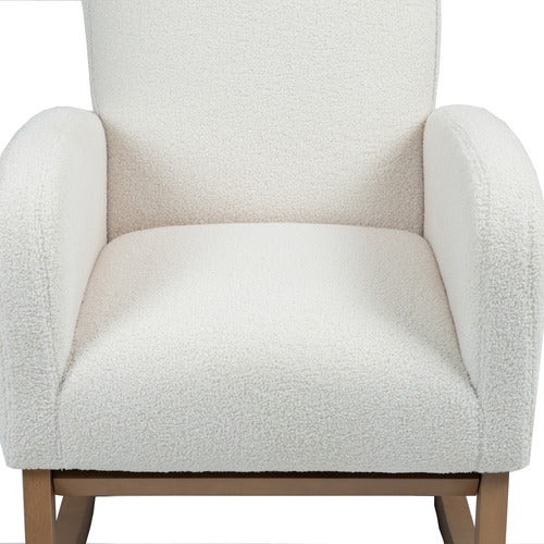 EVIE HOME ARIA UPHOLSTERED ROCKING CHAIR