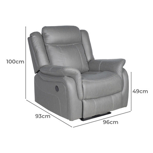 SOUTHERN STYLERS ARIA FAUX LEATHER RECLINER ARMCHAIR