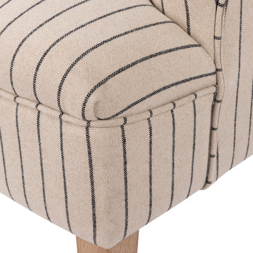 THE HOME COLLECTIVE ARIAN LINEN & COTTON ARMCHAIR