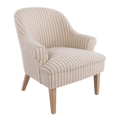THE HOME COLLECTIVE ARIAN LINEN & COTTON ARMCHAIR
