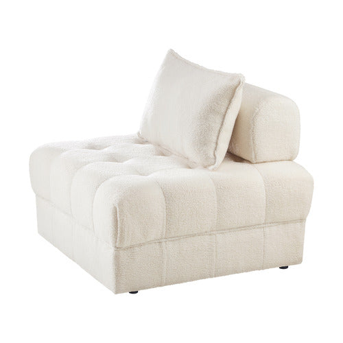 LIVING FUSION ARMATI TUFTED ACCENT CHAIR