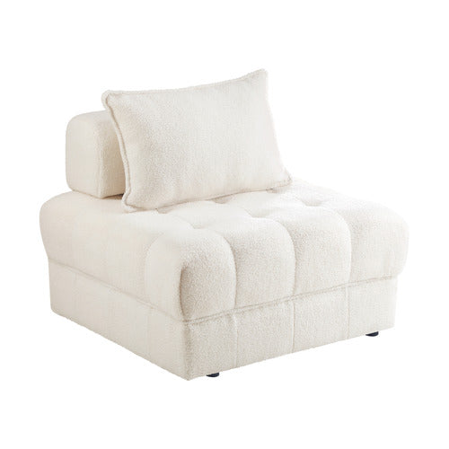 LIVING FUSION ARMATI TUFTED ACCENT CHAIR