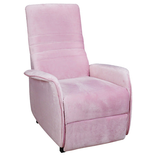 YORK STREET ARUZHAN VELVET RECLINER ARMCHAIR
