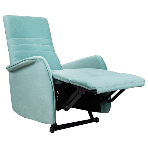 YORK STREET ARUZHAN VELVET RECLINER ARMCHAIR