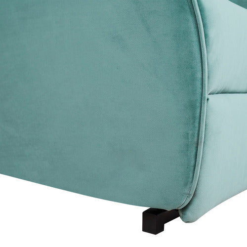 YORK STREET ARUZHAN VELVET RECLINER ARMCHAIR