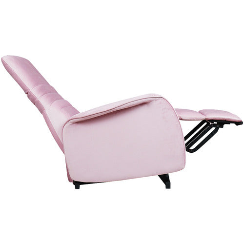 YORK STREET ARUZHAN VELVET RECLINER ARMCHAIR